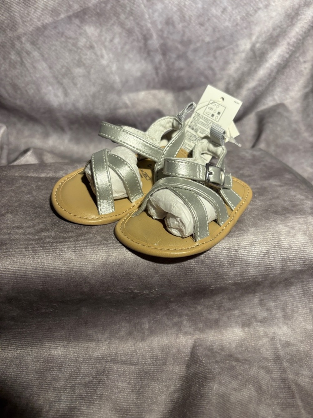 Baby gap - Silver Strappy Sandals - 0-3 months Sandals
